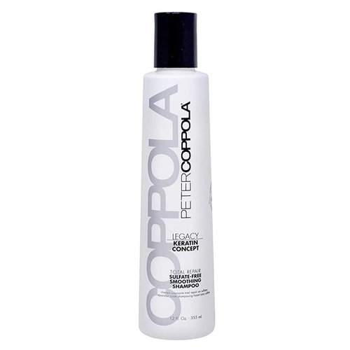 PETER COPPOLA Keratin Concept Legacy Total Repair Cleansing & Smoothing Sulfate-Free Shampoo - For Color Treated Hair – Color Safe, Sodium Chloride-Free Keratin Shampoo