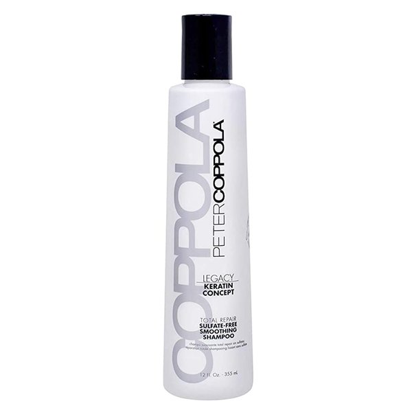 PETER COPPOLA Keratin Concept Legacy Total Repair Cleansing & Smoothing Sulfate-Free Shampoo - For Color Treated Hair – Color Safe, Sodium Chloride-Free Keratin Shampoo