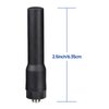 Bingfu Dual Band VHF UHF 136-174MHz 400-470MHz Ham Radio Antenna Two Way Radio Walkie Talkie 2.5 inch Mini Soft Whip SMA Female Antenna 2-Pack for Kenwood Wouxun Baofeng BF-F8HP UV-5R UV-82 BF-888S