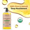 MAJESTIC PURE USDA Organic Sweet Almond Oil | 100% Pure & Natural Cold Pressed Oil Sweet Almond Oil for Skin, Face, Nails, Hair, Scalp & Massage | 8fl oz