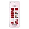 Dashing Diva Gloss Holiday Nail Strips - Santa's Helper | UV Free, Chip Resistant, Long Lasting Gel Nail Stickers | Contains 32 Nail Wraps, 1 Prep Pad, 1 Nail File