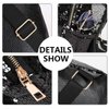 Sequin backpack Shoulder Bag For Women With Cute Rabbit Ears Backpack Sequins Shoulder Bag Travel Day pack (Multicolor Gold)