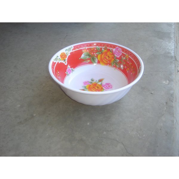 High Quality Grade 1 Melamine Soup Bowl 7" Diameter Red Color