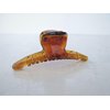 Generic Amber brown or black hair claw clip for fine, thin hair (Primary color: Black), 1 Count (Pack of 1)