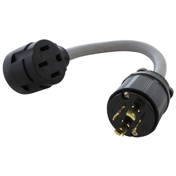 AC WORKS Electric Vehicle Charging Adapter for Tesla Use (L15-20 20A 250V 3-Phase to Tesla)