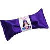 Happy Wraps Lavender Eye Pillow - Hot Cold Aromatherapy Satin Eye Mask for Yoga, Sleeping, Migraines, Stress, Relaxation - Gifts for Women, Birthdays, Coworkers, Christmas - Amethyst