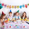 Little Monster Banner for Monster Theme Birthday Party Decorations, Baby Shower Party Supplies, Cartoon Monster Garland