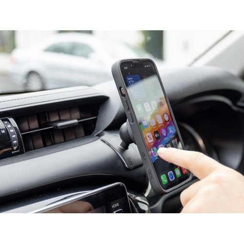 Quad Lock Adhesive Dash Car Phone Holder Kit with Universal MAG Adapter for Smartphones