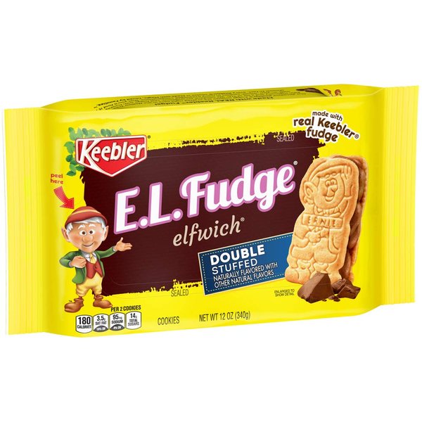 Keebler E.L. Fudge Elfwich Double Stuffed Cookies, 12 Ounce