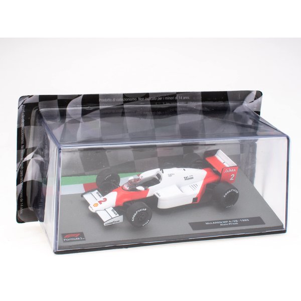 OPO 10 - Miniature car Formula 1 1/43 Compatible with MCLAREN MP4/2B - Alain Prost - 1985 - F1 FD051