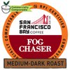 San Francisco Bay Compostable Coffee Pods - Fog Chaser (12 Ct) K Cup Compatible including Keurig 2.0, Medium Dark Roast