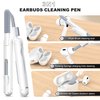 AirPods Pro 2nd Generation/1st Generation Earbuds (8 Earbud mounting Slots with Noise-canceling Holes and Built-in dust mesh), USB-C Charging Cradle, and Cleaning kit. 4 Pairs (XS/S/M/L), White
