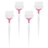 Beaupretty Hair Styling Accessories Hair Dye Brush Salon Brush: 4Pcs Hair Tint Brush Hair Highlight Brush Salon Barber Professional Hair Coloring Applicator Brush White Home Tools