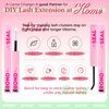 JIMIRE Natural Lash Extension Kit Wispy 9-12MM Lash Clusters Kit C Curl Eyelash Extensions Kit with Lash Bond and Seal Tweezers Cluster Eyelash Extensions 144Pcs for Beginners Friendly