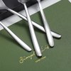 Dinner Forks 6 Piece, Stainless Steel Forks Silverware Set, Dessert Forks, Table Forks, Salad Forks for Home, Kitchen or Restaurant, Dishwasher Safe (Silver-8 Inch)