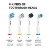 Replacement Toothbrush Heads Compatible with Oral B Braun Electric Toothbrush, 16 Pack Electric Toothbrush Heads, Precision Clean Brush Heads Refill for Oral-B 7000/Pro 1000/9600/ 5000/8000/3000