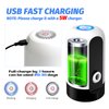 GetKen 5 Gallon Water Table Pump Rechargeable, Water Dispenser for 5 Gallon Bottle Bottom Loading, Portable USB Charging Automatic Drinking Mini Water Jug Dispenser, for Camping, Kitchen