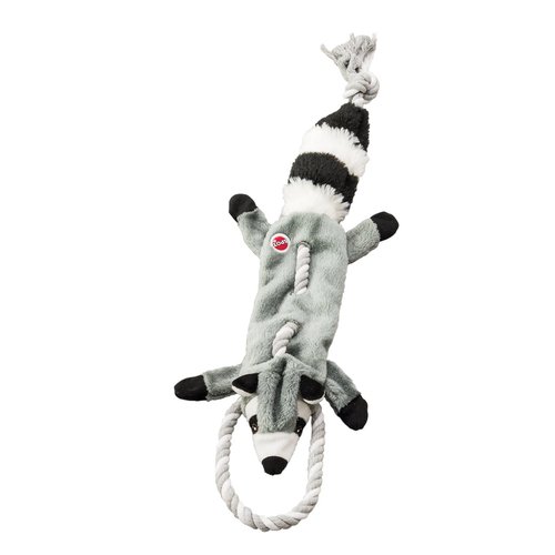 SPOT Forest Raccoon Skinneeez Tugs Stuffingless Dog Toy, 23in, Great for Tug of War