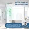 Universal SM550 Bathroom Fan Motor Replacement Compatible with Nu-Tone Br-oan Exhaust Vent Fan Motor 120V 50CFM 3000 RPM Replace EM550 C01575 C65878 EM750 65100 VFM100 by Fetechmate