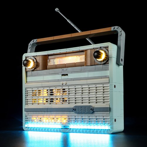 LIGHTAILING Light for Lego-10334 Retro Radio - Led Lighting Kit Compatible with Lego Building Blocks Model - NOT Included The Model Set