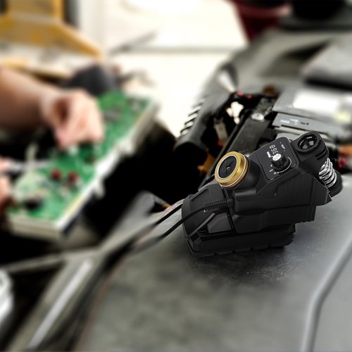 WEP 937D-I 1 Cordless Soldering Iron Kit Compatible with Dewalt 20V/18V Battery, with Integrated Iron Holder, Digital Display, 6 Soldering Tips, Adjustable Temperature, Auto Sleep & Shutdown