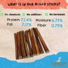 Amazing Dog Treats - Bully Sticks 6 Inch Regular Size (10 Pcs/Pack) - Premium Bully Stick Dog Chews - Long Lasting Bully Sticks for Dogs - Best Bully Stick Dog Bone - No Hide Dog Chew