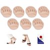 SooGree Ball of Foot Cushions (7Pairs Complexion) - Metatarsal Pads Invisible Socks for Women and Men Soft Gel Ball of Foot Pads Reusable Cushions for Pain Relief Forefoot Pad