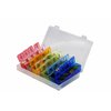 7 Days Pill Organizer Tablet Box Weekly Medication Case Daily AM Morning Noon PM Night Backup Container Compartments Detachable Dispenser (28 Compartments)