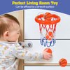 Bath Toys - Bathtub Basketball Hoop for Kids Toddlers,Bath Toys Shower Toys for Kids Ages 4-8,Suction Cup Basketball Hoop & 4 Soft Balls Set for Boys Girls,Mold Free No Mold Bath Toys for Toddlers