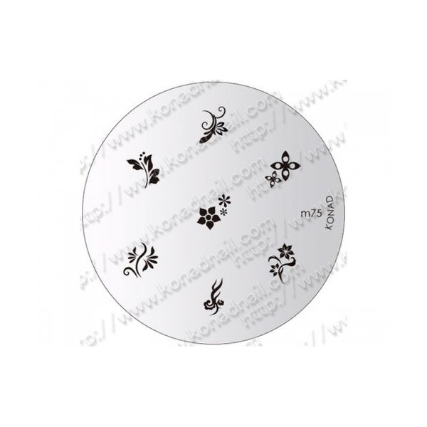 Konad Stamping Nail Art Image Plate - M76