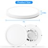 MOONSEA LED Flush Mount Ceiling Light, Super Slim 7 inch LED Ceiling Light, 6500K Daylight LED Ceiling Light for Bedroom, Living Room, Dining Room
