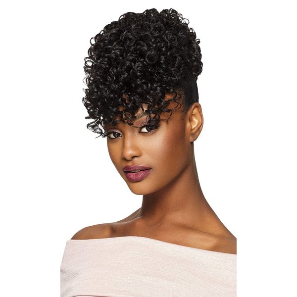 Outre Synthetic Hair Timeless Pineapple Ponytail - SOFTIE (1B Off Black)