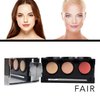 Dermaflage Tattoo Cover Up Bruise Full Coverage Concealer - Waterproof, Smudge & Sweat Proof Body Concealer Cream Palette Pro SFX - 3 Color Shades for Scars, Acne (Fair)