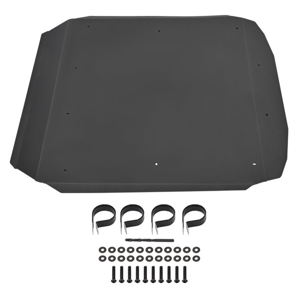 KUAFU Hard Roof Top Compatible with 2014-2023 Polaris RZR XP 1000/900 Turbo 900 S Trail 2 Seats Tinted Sun Visor Cover with Hardware