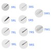Tattoo Needles Set - 50PCS Sterile Bugpin Tattoo Needles 9RS Tattoo Machine Needles Disposable Tattoo Gun Needles 9 Round Shader for Tattoo Kit