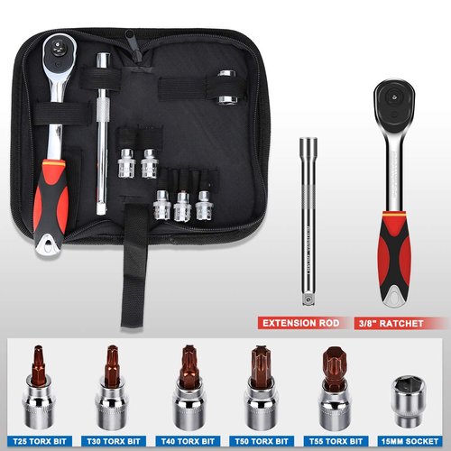 SUPAREE Hardtop Wrangler Door Removal Kit Torx Wrangler Tool kit Set Socket for 1997-2019 2020 Jeep CJ TJ JK JKU JL JLU Sport Sahara Rubicon X