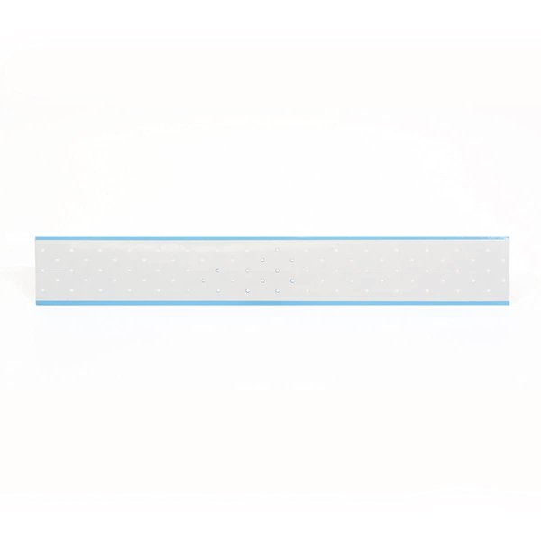 (100 Pack) Blue Hole Punch Tape Double Sided Adhesive Tape for Wig, Toupee, Hair Piece (Blue Hole Punch Strips)