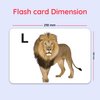 hungry brain Flash Cards for Toddlers, 26 Capital Alphabet Flashcards, Double-Sided, Montessori, Educational, Kindergarten - Preschool Learning Activities, Gifts for Kids, 1, 2, 3, 4 Years Babies