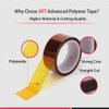 APT, 1 mil Thick Polyimide Adhesive Tape, HighTemperature and Heat Tape, for Masking, Soldering, Electrical, 3D Printer Application. (1" x 36 yds)