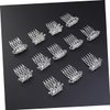 Hair Comb 36 Pcs Rhinestone Hair Clip Girl Hair Clips Combs for Mini Tiaras Crowns Mini Crystal Crystal Tiara Comb Hairpin Hair Comb Headband Hair Hoops Accessories Princess