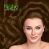 Nisha Creme Hair Color Pack of 3 Light Brown,Beautiful Color Permanent Hair Dye,Long-Lasting High-Definition Color,Shine & Silky Softness, Permanent Hair Color,Ammonia Free, Vegan, Cruelty Free