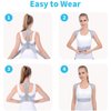 Emoly Posture Corrector for Men & Women - Adjustable Shoulder Posture Brace - Adjustable Upper Back Brace - Invisible Thoracic Back Brace for Hunching (L)
