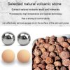 Stainless Steel Ice Roller Ball Oil Control On The Go Ball Fit REVLON Volcanic Face Roller Ball Compatible Fit REVLON oil absorbing roller Oil Blotting Tool(21.5mm Diameter 2+2 PCS Not Include Holder)