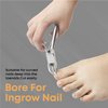 Stellmacher Toenail Clippers Professional Nail Clippers for Thick and Ingrown Nails Precision Toenail Clipper for Seniors German Grade Stainless Steel Nail Cutter for Men Women and Seniors (1Pc)