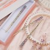 PAGOW 3pcs Rhinestone Crystal Hair Sticks, Traditional Chinese Hairpin, 7 Colors Rhinestone Crystal Antique Chopsticks Hairpin for Long Hair, Wedding Hair Accessory Jewelry (Colorful)