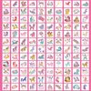 Partywind 408 Styles Temporary Tattoos for Kids Girls, Individually Wrapped Cut Tattoos for Girls Party Supplies Decorations, Goodie Bag Stuffers Prizes Games for Children