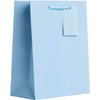 Jillson Roberts Small Gift Bags, Matte Pastel Blue (12 Pcs)