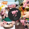 GoGonova Cordless Glue Gun, 15s Fast Preheating 2Ah Cordless Hot Glue Gun with 25 Pcs Premium Mini Glue Gun Sticks, USB-C Battery Rechargeable hot glue gun, Smart Power-Off, Pink
