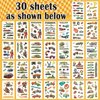 Partywind 265 Styles (30 Sheets) Glow Cars Kids Temporary Tattoos for Boys, Cars Birthday Decorations Party Supplies Favors, Car Tattoo Stickers for Boys Birthday Gifts Games Accessories