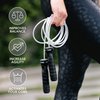 Sports Research Sweet Sweat Performance Jump Rope - 10ft Adjustable Length Rope for Fitness and Speed Training | Includes Mesh Cary Bag & Bonus Rope (Jump Rope)